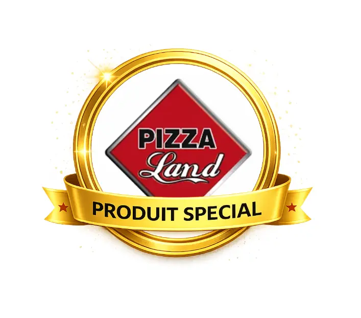 BOITE PIZZA "PIZZA LAND" 26CM X100PCS