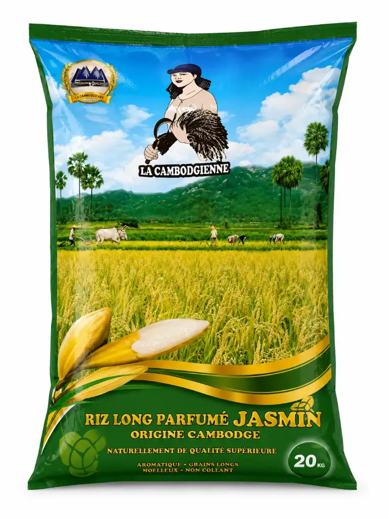 RIZ LONG PARFUMÉ JASMIN 20KG LA CAMBODGIENNE