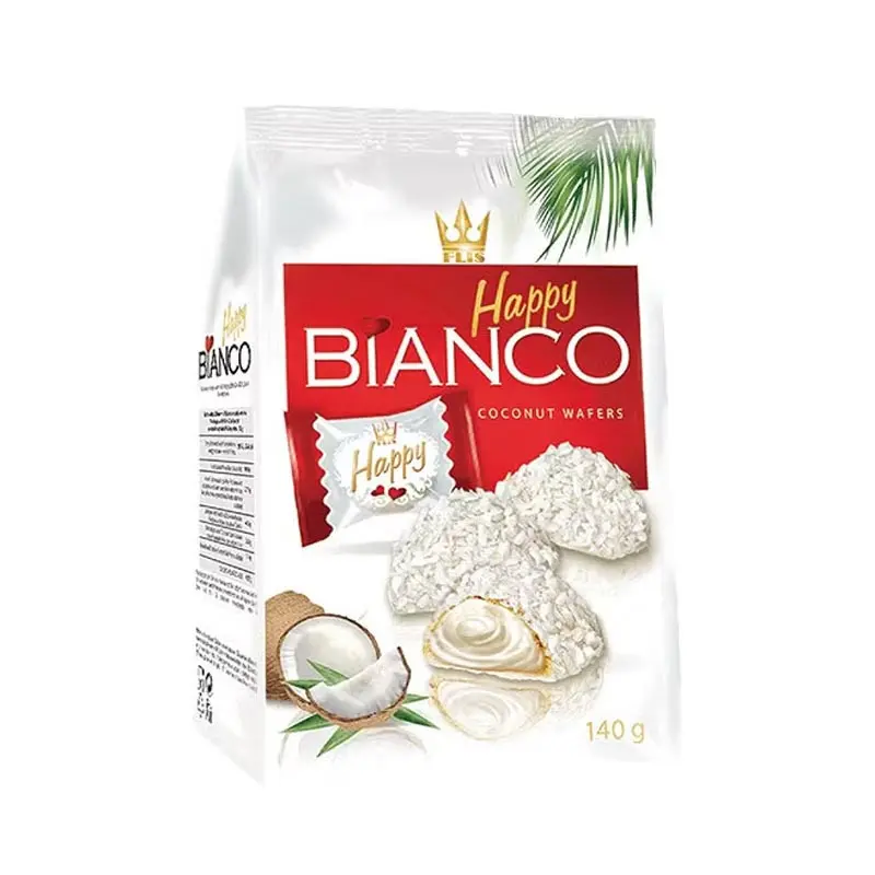 HAPPY GAUFRETTE COCO 140G BIANCO 