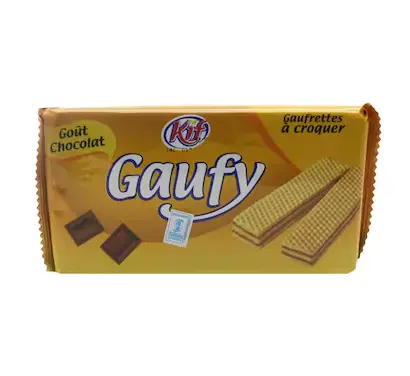 KIF GAUFY GAUFRETTES CHOCOLAT 80G